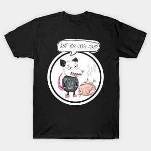 Funny Thanksgiving Possum T-Shirt